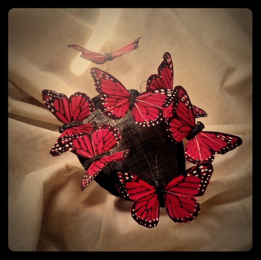 Butterfly fascinator